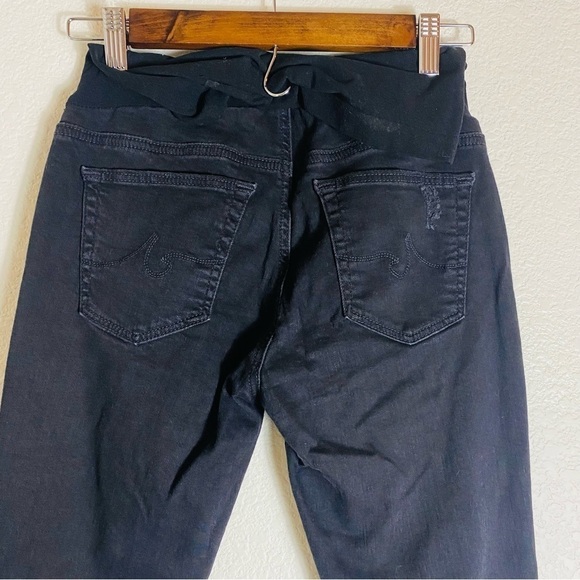 Adriano Goldschmied Women's Maternity Ankle Skinny Jean in Black Size:27R - Picture 3 of 8